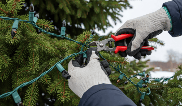 Holiday Light Removal in Des Moines and What Comes Next for Your Property