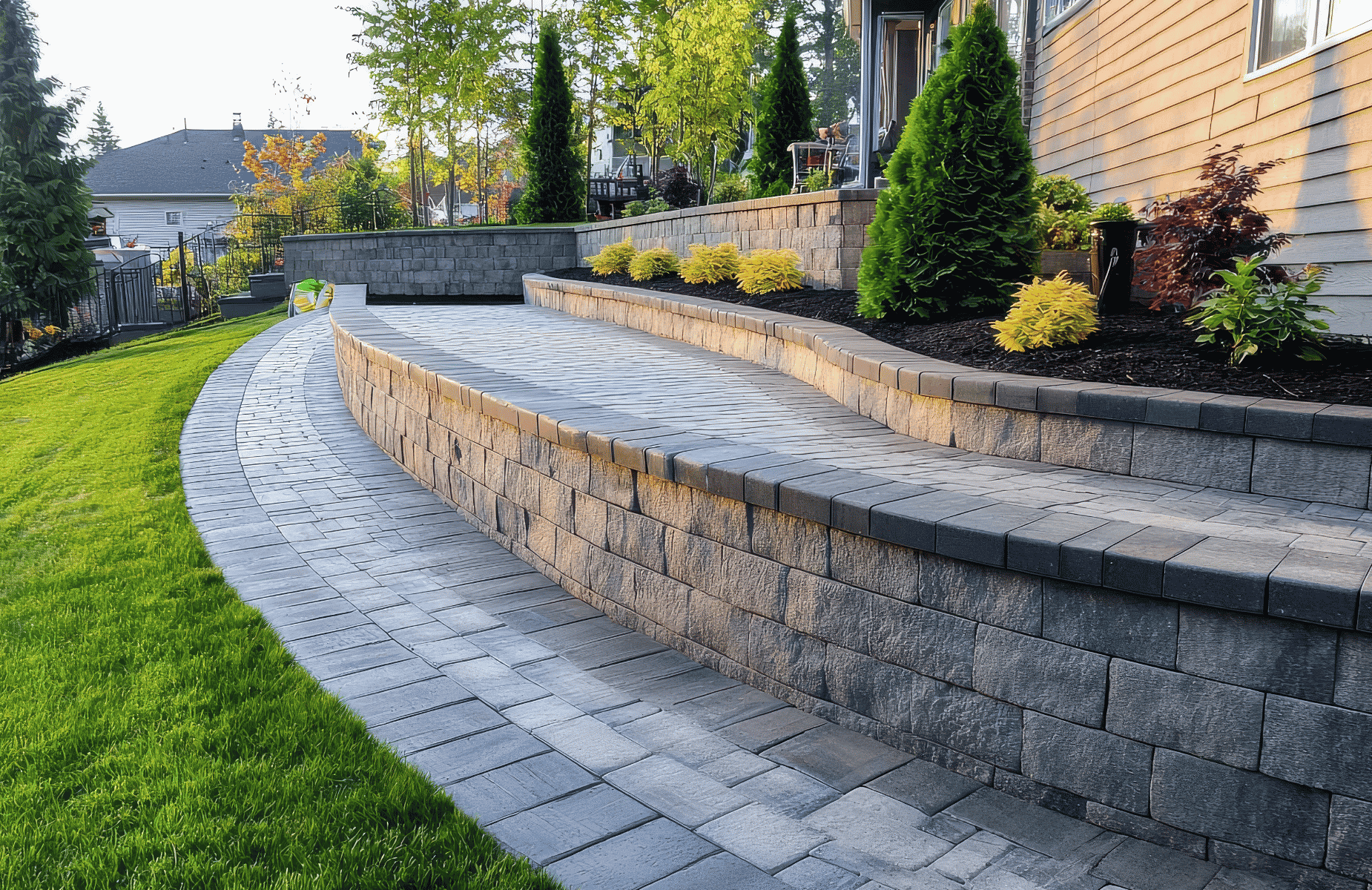 Retaining Wall Installation Central Iowa: How to Stop Erosion and Add Value to Your Yard